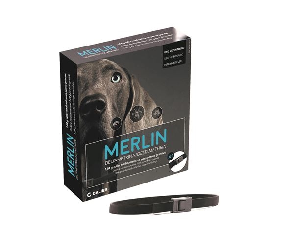 Collar antiparasitario para perros Merlin
