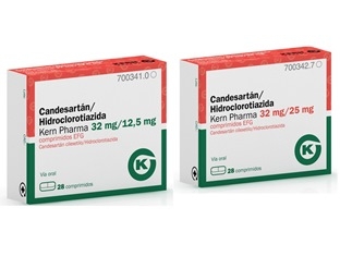 Candesartán/ Hidroclorotiazida EFG